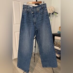 Zara High Rise Blue Women's Jeans